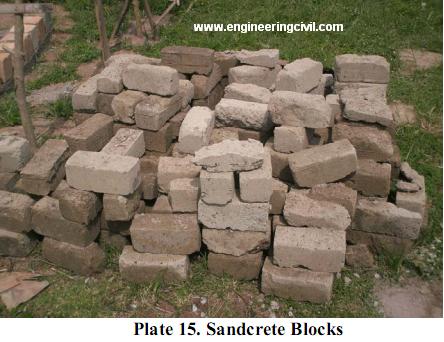 Plate 15. Sandcrete Blocks