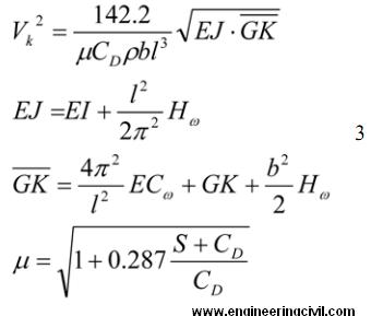 critical wind load equation