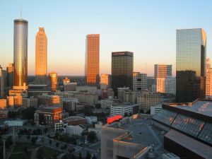 Atlanta Skyline at Sunset, Georgia