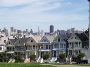 Postcard Row, San Francisco, California