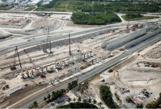 Aerial View of the Structures for the South Runway2