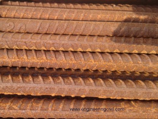 Fig  Rusted rebar (fit for use)