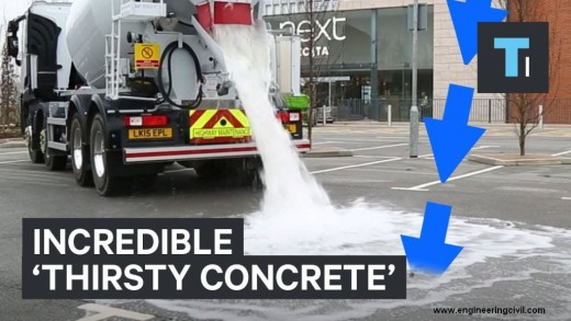 Incredible Thirsty Concrete