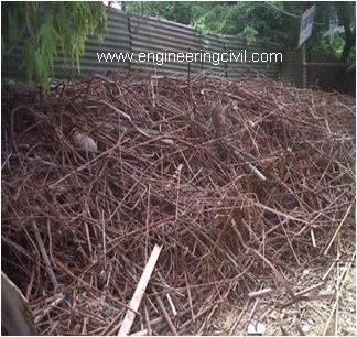 Fig 4 Scrap generation at site