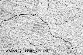 Figure 4 Plastic shrinkage cracks