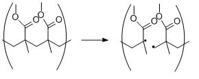 Homolytic bond cleavage