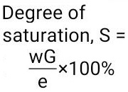 Degree-of-saturation
