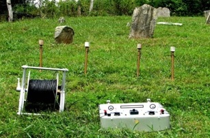 Electrical resistivity method used in field