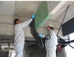 Retrofitting with FRP composites.