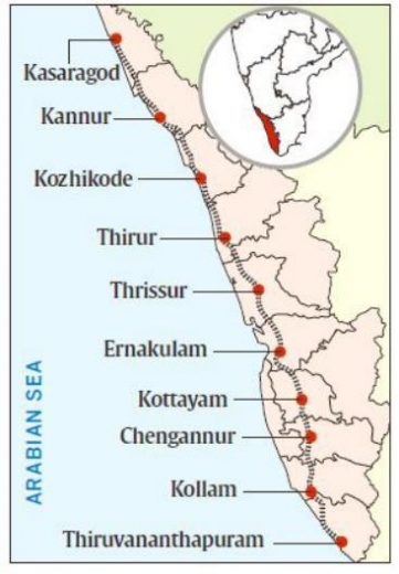 Fig 1: The Silver Line Project in map