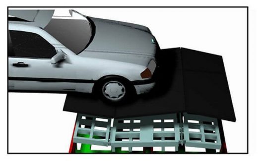 Fig 1- Kinetic energy generated by moving vehicle