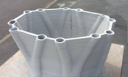 Fig 2- Structure made from Concrete Printing