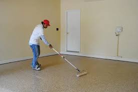 Fig 2: Solution being laid on the floor