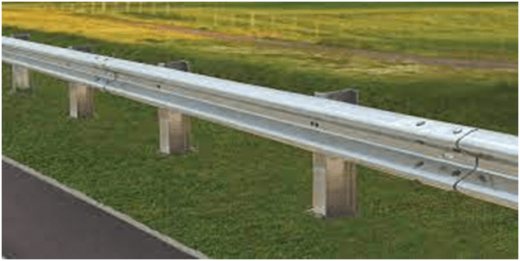 Fig 2- W- Beam Bridge Railing