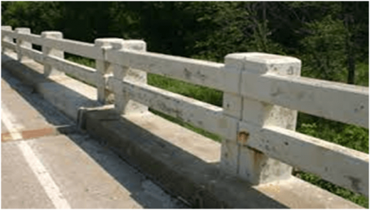 Fig 3- Concrete Bridge Railing