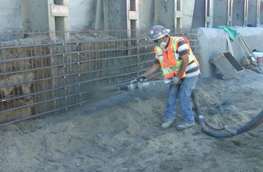 Fig 8- Shotcrete