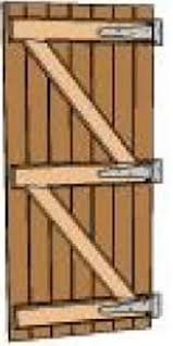 Fig 20 Battened and Ledged Door