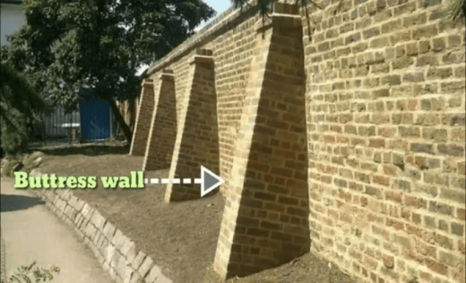 Fig 5 Buttress Retaining Wall