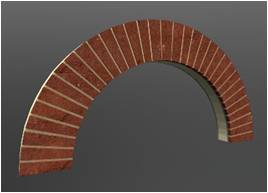 Fig 6 Semi Circular Arch