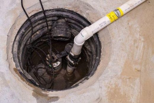 Sump Pit and Pump Drainage