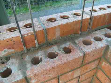 Reinforced Brick Wall