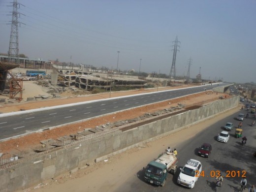 Signature Bridge Project Delhi India